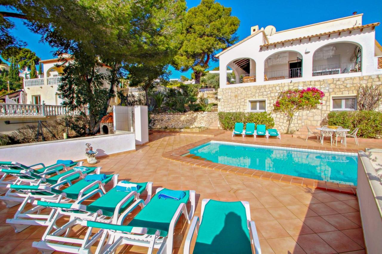 Dos Chicas - Sea View Villa With Private Pool In Moraira Teulada Exterior foto